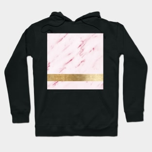 Rose blush geometric marble Hoodie